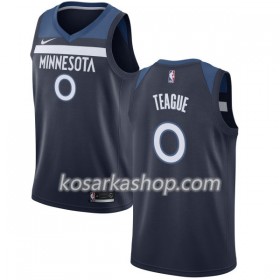 Dres Minnesota Timberwolves Jeff Teague 0 Nike 2017-18 Navy Swingman